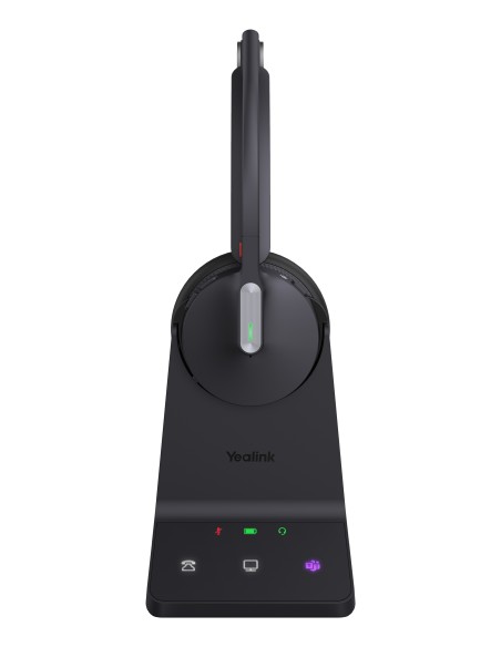 Yealink WH64 Mono Teams Auricolare Wireless A Padiglione Ufficio USB tipo-C Bluetooth Nero