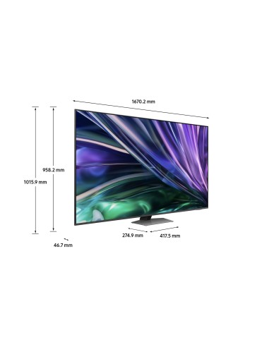 Samsung TV Neo QLED 4K 75” QE75QN85DBTXZT Smart TV Wi-Fi Carbon Silver 2024, Processore NQ4 AI GEN2, Tecnologia Quantum Matrix,