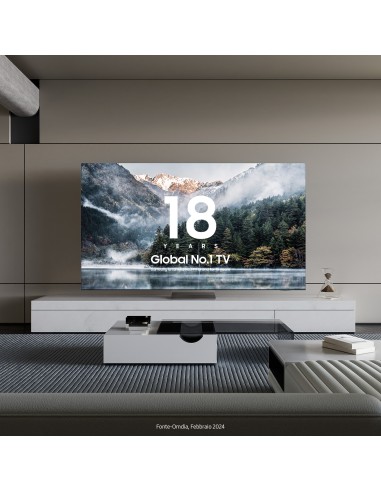 Samsung TV Neo QLED 4K 75” QE75QN85DBTXZT Smart TV Wi-Fi Carbon Silver 2024, Processore NQ4 AI GEN2, Tecnologia Quantum Matrix,