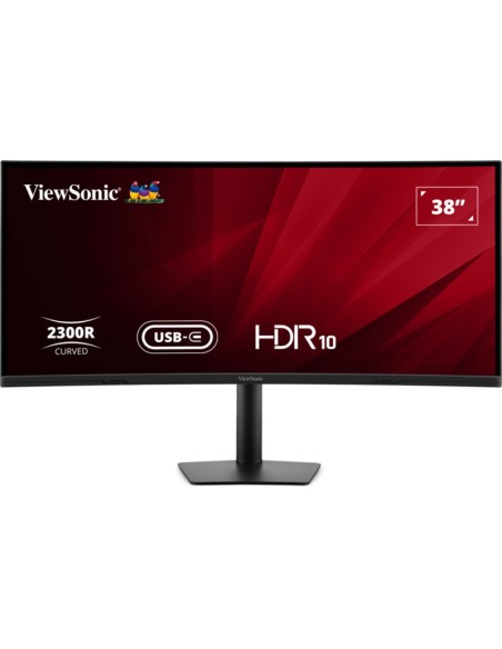 Viewsonic VA3820C LED display 96,5 cm (38") 3840 x 1600 Pixel Wide Quad HD+ Nero