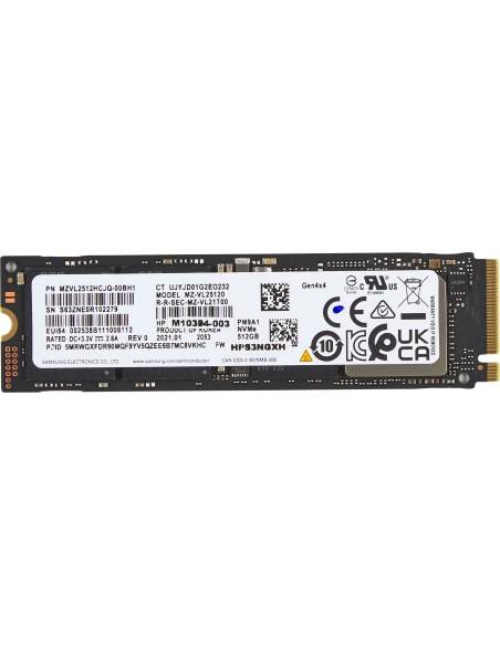 HP 512GB PCIe-4x4 NVMe M.2 SSD PCI Express 4.0