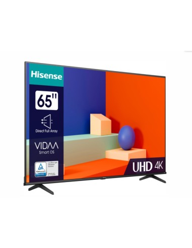 Hisense 65A69K TV 165,1 cm (65") 4K Ultra HD Smart TV Wi-Fi Nero, Grigio 300 cd m²