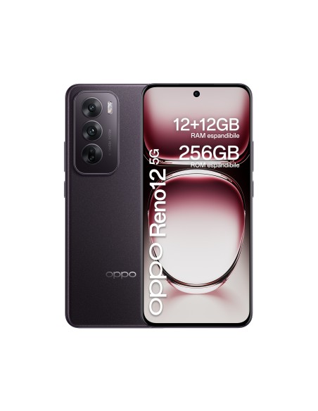 OPPO Reno12 5G AI Smartphone, Tripla fotocamera 50+8+2MP, Selfie 32MP, Display 6.7” 120HZ AMOLED FHD+, 5000mAh, RAM 24 GB
