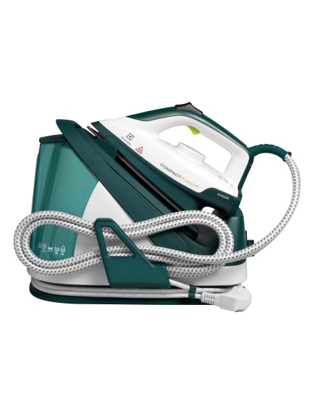 Electrolux EDBS7146GR 2400 W 1,5 L Piastra in Ceramica Verde, Bianco