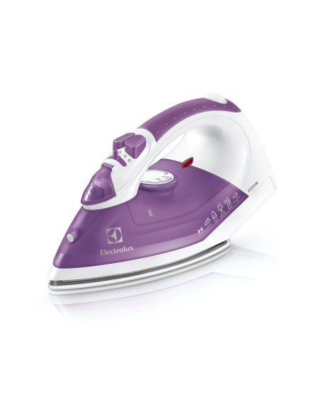 Electrolux EDB1670 ferro da stiro Ferro da stiro a secco e a vapore Piastra in Ceramica 2200 W Lavanda, Bianco