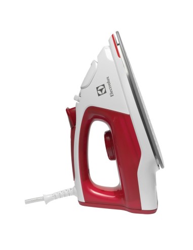 Electrolux EDB5210 Ferro da stiro a secco e a vapore Piastra in Ceramica 2200 W Rosso, Bianco