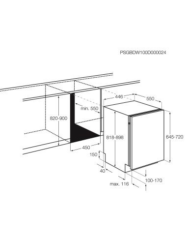 Electrolux RSL4200LO A scomparsa totale 9 coperti