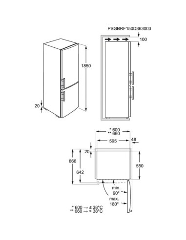 Electrolux EN3613JOX frigorifero con congelatore Libera installazione 329 L Grigio, Acciaio inox