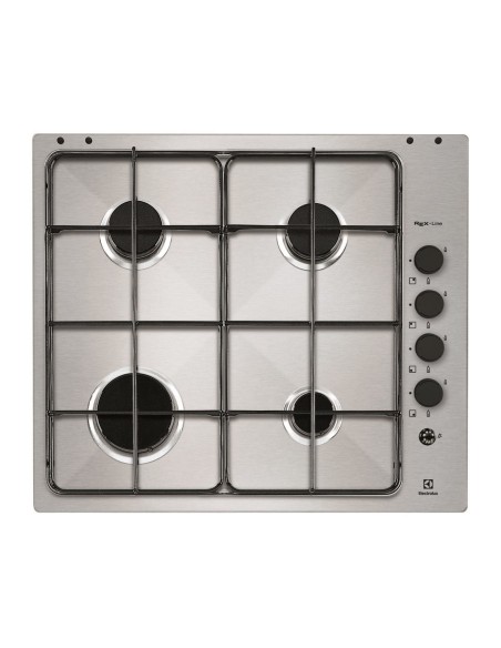 Electrolux RGG 6041 NOX Acciaio inox Da incasso Gas 4 Fornello(i)