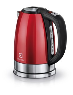 Electrolux EEWA7700R bollitore elettrico 1,7 L 2400 W Nero, Rosso, Argento