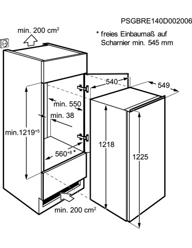 Electrolux ERN 2201 BOW Monoporta incasso