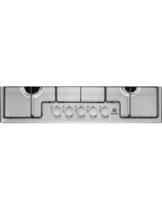 Electrolux EGS7534X Acciaio inox Da incasso 75 cm Gas 5 Fornello(i) 2
