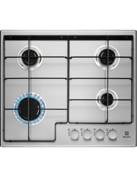 Electrolux EGS6424X Acciaio inox Da incasso 60 cm Gas 4 Fornello(i)