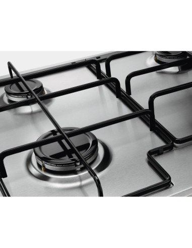 Electrolux EGS6424X Acciaio inox Da incasso 60 cm Gas 4 Fornello(i)