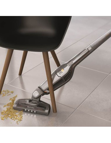 Electrolux ZB3213 Aspirapolvere a bastone 2 in 1 Batteria Secco Ciclonico Senza sacchetto 0,5 L Grigio, Metallico 1,5 Ah