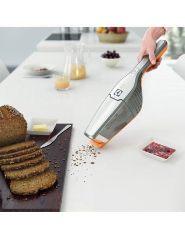 Electrolux ZB3213 Aspirapolvere a bastone 2 in 1 Batteria Secco Ciclonico Senza sacchetto 0,5 L Grigio, Metallico 1,5 Ah