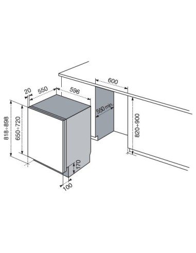 Electrolux RSL 5202 LO lavastoviglie A scomparsa totale 13 coperti