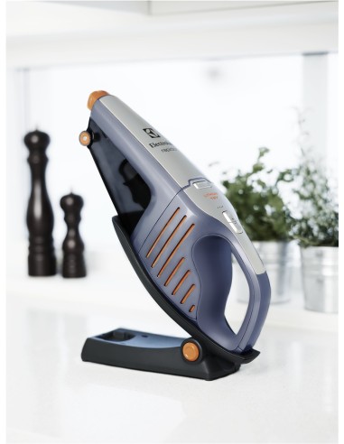 Electrolux ZB6118 aspirapolvere senza filo Blu, Metallico Senza sacchetto