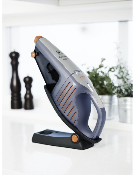 Electrolux ZB6118 aspirapolvere senza filo Blu, Metallico Senza sacchetto
