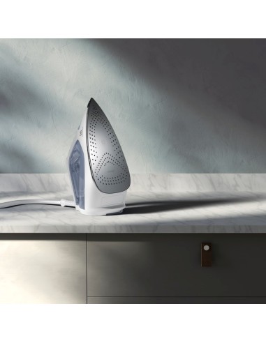 Electrolux E7SI1-4WB Ferro da stiro a secco e a vapore Glissium 2300 W Grigio, Bianco
