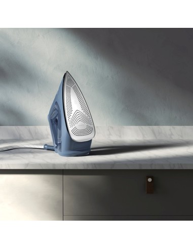 Electrolux E7SI1-8DB Ferro da stiro a secco e a vapore 2400 W Blu