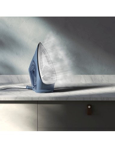 Electrolux E7SI1-8DB Ferro da stiro a secco e a vapore 2400 W Blu