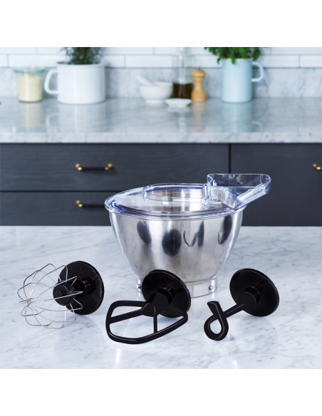 Electrolux EKM3010 Sbattitore con base 800 W Acciaio inox, Bianco