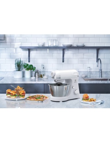 Electrolux EKM3010 Sbattitore con base 800 W Acciaio inox, Bianco