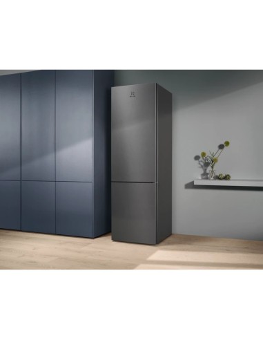 Electrolux LNT5MF36U0 Libera installazione 367 L F Grigio, Acciaio inox