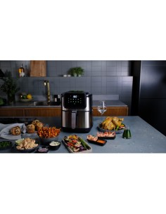 Electrolux E6AF1-4ST Singolo 3,5 L Indipendente 1500 W Friggitrice ad aria calda Nero, Acciaio inox 2
