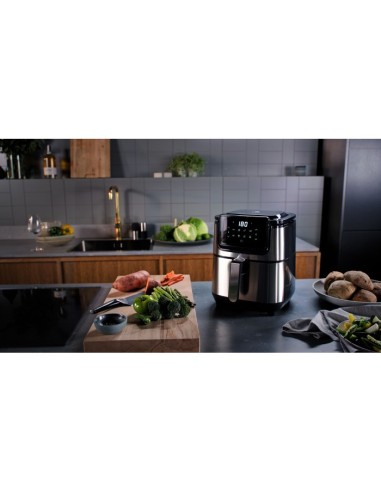 Electrolux E6AF1-4ST Singolo 3,5 L Indipendente 1500 W Friggitrice ad aria calda Nero, Acciaio inox