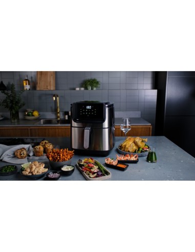 Electrolux E6AF1-4ST Singolo 3,5 L Indipendente 1500 W Friggitrice ad aria calda Nero, Acciaio inox