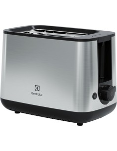 Electrolux E3T1-3ST tostapane 2 fetta e 800 W Nero, Acciaio inox