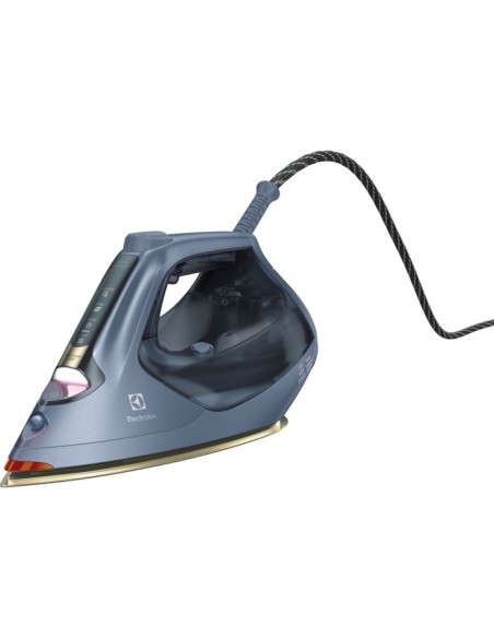 Electrolux E8SI1-6DBM ferro da stiro Ferro da stiro a secco e a vapore 2700 W Blu, Metallico