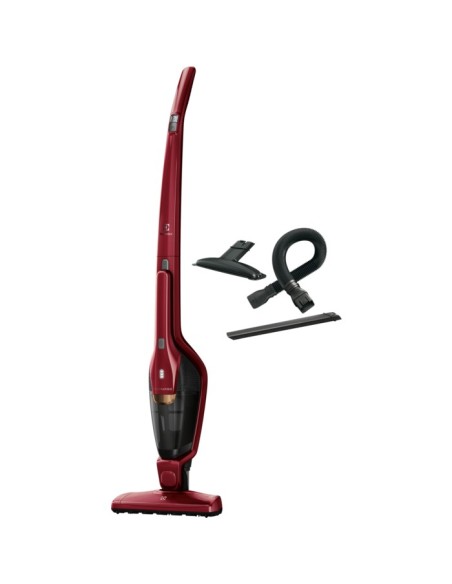 Electrolux EERC75WRK Aspirapolvere a bastone 2 in 1 Batteria Secco Ciclonico Senza sacchetto 0,5 L Rosso