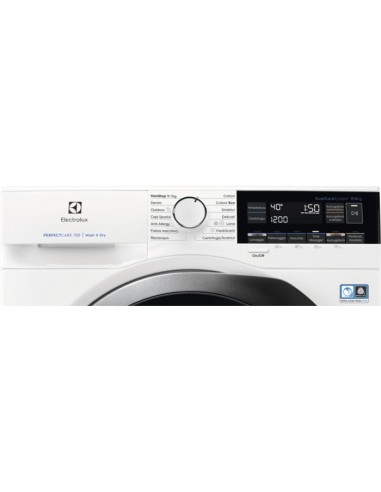 Electrolux EW7W396S lavasciuga Libera installazione Caricamento frontale Bianco E