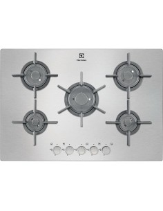 Electrolux EGU7657NOX piano cottura Acciaio inox Da incasso Gas 5 Fornello(i)