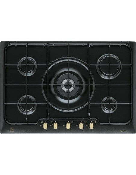 Electrolux RGG7253OOR Nero Da incasso Gas 5 Fornello(i)
