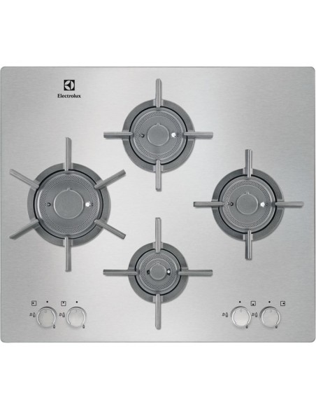 Electrolux EGU6647LOX Acciaio inox Da incasso Gas 4 Fornello(i)