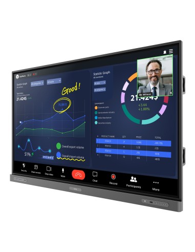 BenQ RP8603 Pannello piatto interattivo 2,18 m (86") Wi-Fi 450 cd m² 4K Ultra HD Nero Touch screen Processore integrato Android