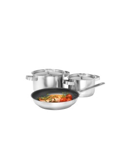 Electrolux E3SS set di pentole 3 pz