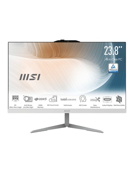 MSI Modern AM242 1M-1236 Intel Core 5 120U 60,5 cm (23.8") 1920 x 1080 Pixel PC All-in-one 8 GB DDR5-SDRAM 512 GB SSD Windows