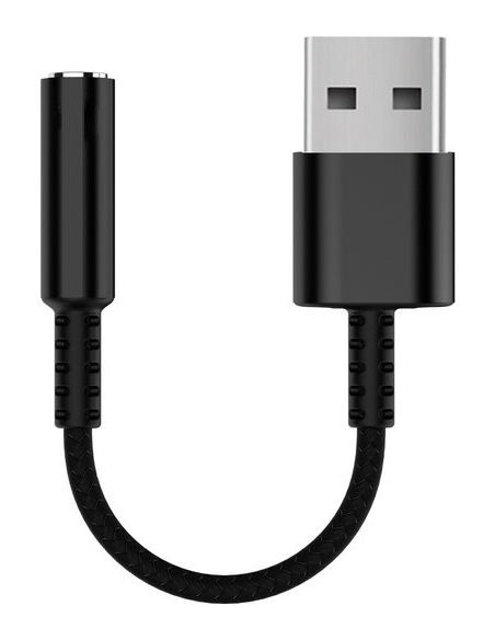 Equip 147945 cavo audio 0,15 m 3.5mm USB tipo A Nero