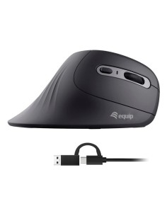 Equip 245119 mouse Universale Mano destra USB Type-A + USB Type-C Ottico 7200 DPI