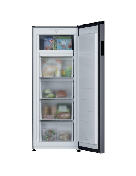 Candy CNUQ2L513EX Congelatore verticale Libera installazione 169 L E Acciaio inox
