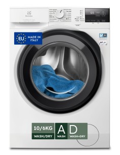 Electrolux Serie 700 EW7W2106G lavasciuga Libera installazione Caricamento frontale Bianco D