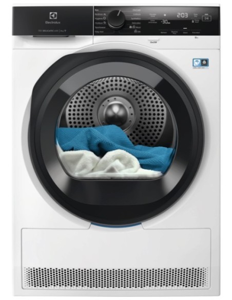 Electrolux EW7H48GY asciugatrice Libera installazione Caricamento frontale 8 kg Nero, Bianco