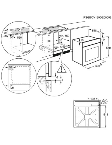 Electrolux ROB2201AON 68 L 2780 W Sabbia