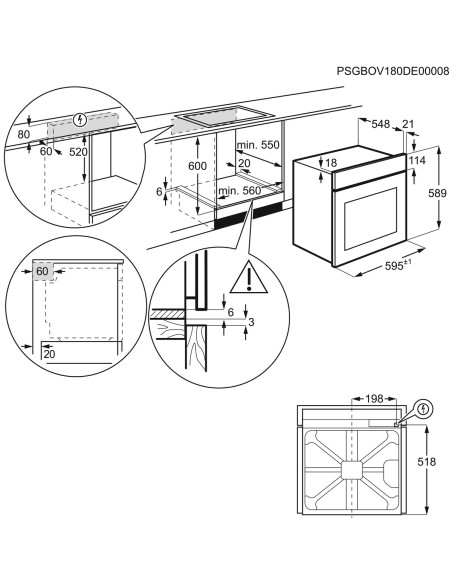 Electrolux ROB2201AON 68 L 2780 W Sabbia