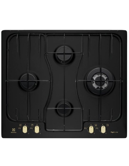 Electrolux RGG6243LOR Nero Da incasso 60 cm Gas 4 Fornello(i)
